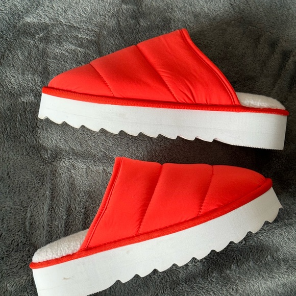 Anthropologie Maeve Puffy Platform Slippers Maeve Puffy Platform Slippers Large - Picture 5 of 16